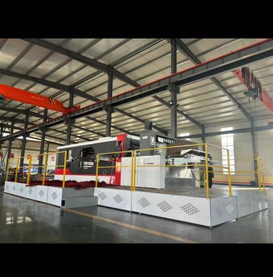 380V Potenza TONGBAO MY1500 Automatica Piatto Letto Die Taglio Creasing Stripping Machine