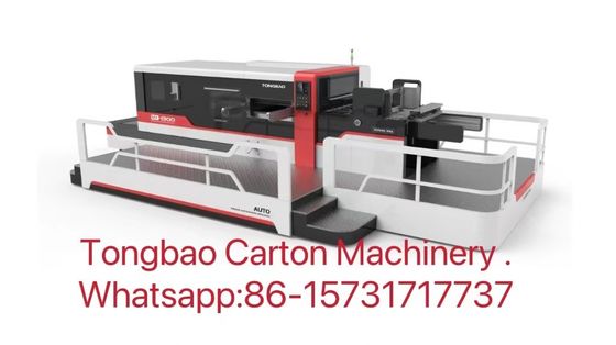 380V Potenza TONGBAO MY1500 Automatica Piatto Letto Die Taglio Creasing Stripping Machine