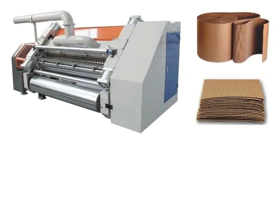 Linea di produzione automatica di cartone ondulato a tre strati con tipo azionato elettricamente