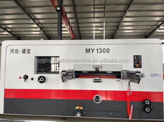 380V Semi Auto Flatbed Die Cutter Creaser per soluzioni di imballaggio a scatola corrugata