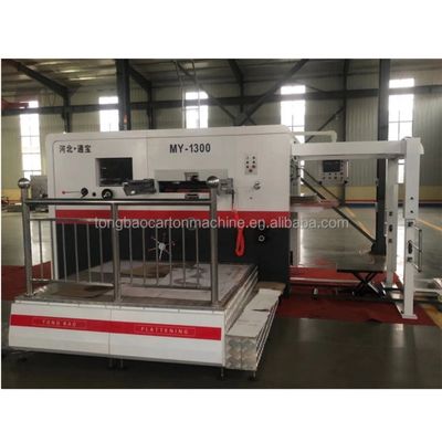 Flatbed Die Press Cartone imballaggio Die Cutting Creasing Piccole scatole di cartone macchina di produzione