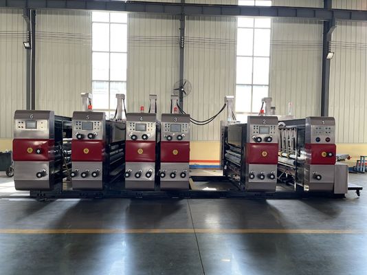 Flexoprintore Slotter Die Cutting Cutter Macchina di stampa per scatole di cartone ondulato