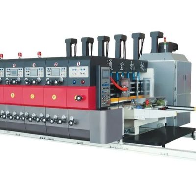 Advanced cartone ondulato Box Flexo due colori Stampante Slotter rotativo Die Cutter Machine