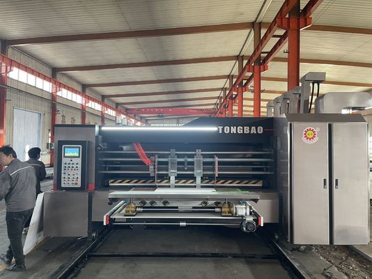 Advanced cartone ondulato Box Flexo due colori Stampante Slotter rotativo Die Cutter Machine