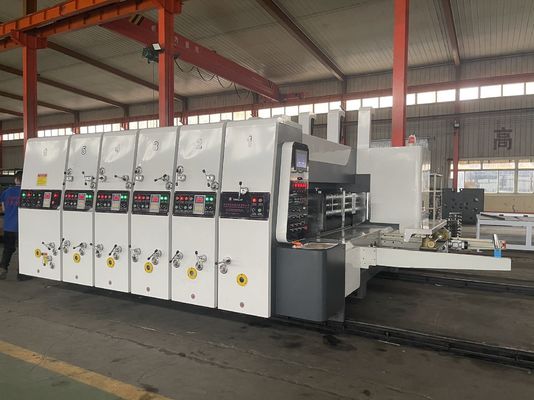 Advanced cartone ondulato Box Flexo due colori Stampante Slotter rotativo Die Cutter Machine