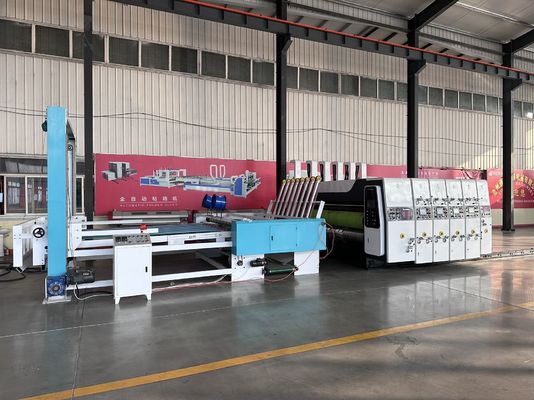 Macchina automatica per la stampa di scatole a piastra flessibile per la produzione di scatole di cartone precise e veloci