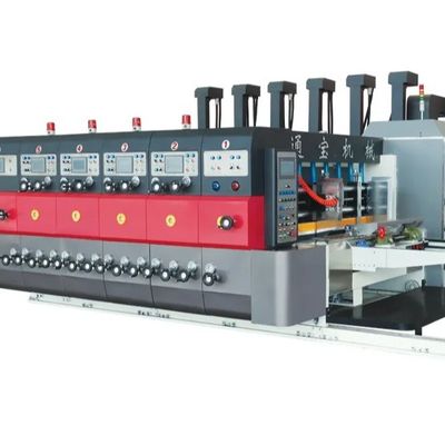 Tagliatore rotativo a stampo rotativo automatico con stampante ad inchiostro ad acqua e imballaggio a stampo