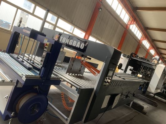 FFG Trasferimento automatico di vuoto Flesso stampa Scatta a fuso a fuso Taglio pieghevole Colla Strapping Machine