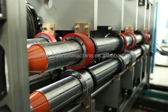 Stampante a scatola di cartone 220V/380V/440V con macchina rotativa per taglio a matrici e impilatore a vibrazione