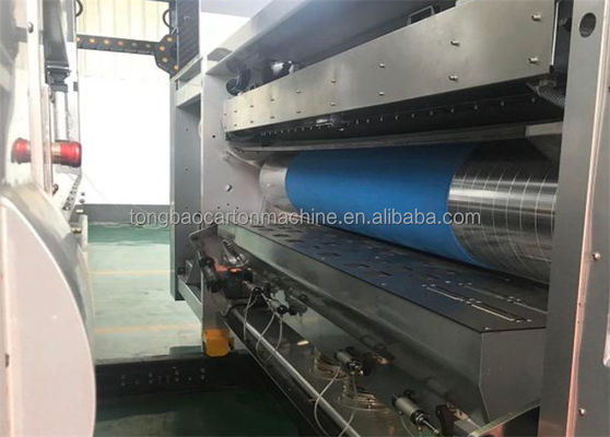 Stampante a scatola di cartone 220V/380V/440V con macchina rotativa per taglio a matrici e impilatore a vibrazione