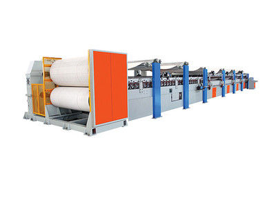 Linea di produzione con la nostra macchina di produzione di cartone ondulato