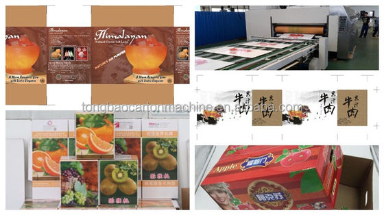 Flesso Plate High Definition Multicolor Printing Slotting Rotary Die Cutting Stacker Machine