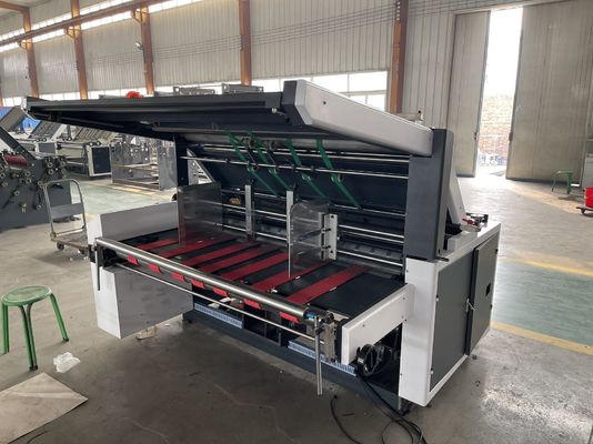 60 m/min Macchina semiautomatica monofaccia per la laminazione della tavola a flauto