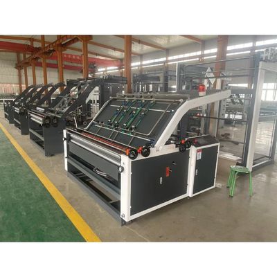 60 m/min Macchina semiautomatica monofaccia per la laminazione della tavola a flauto