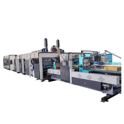 400 mm Stampante Slotter rotativo Die-Cutter Inline con Folder Gluer Machine