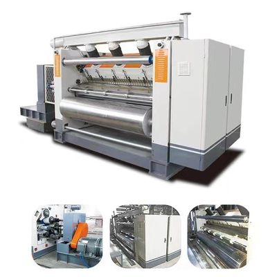 Linea di produzione di cartone ondulato a 3 strati ad alta velocità 2200 - efficienza di produzione a 3 strati
