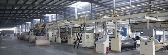 5 Ply Macchina di cartone ondulato a flauto completamente automatica per scatole di cartone ondulato