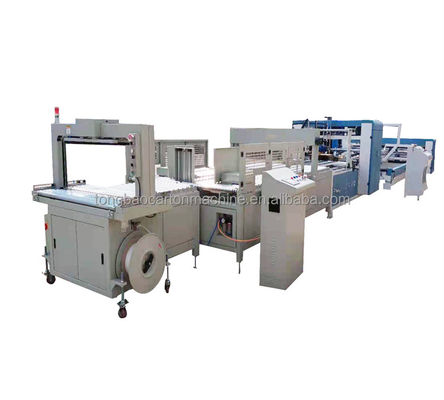 Macchina di stampa flessibile a cartellone automatico in linea corrugata con larghezza 1200 mm