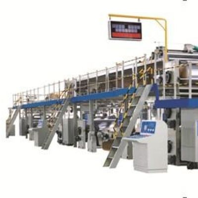 Materiale di imballaggio in legno Linea di produzione di cartone ondulato a doppia parete per scatole di cartone