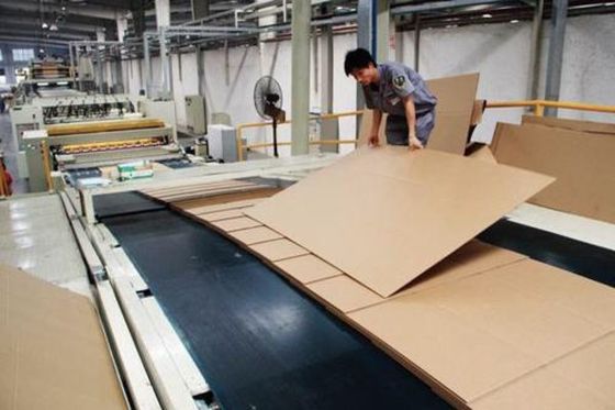 380 V 3 Ply cartone ondulato scatola di fabbricazione macchina linea di produzione automatica per imballaggio