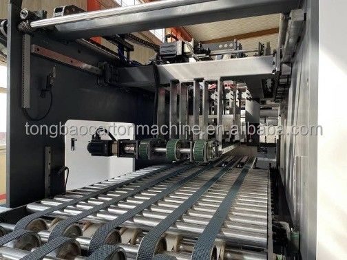 Stampante flessografica ad alta velocità da 1200 mm Slotter Fustellatrice Piegatrice Gluer