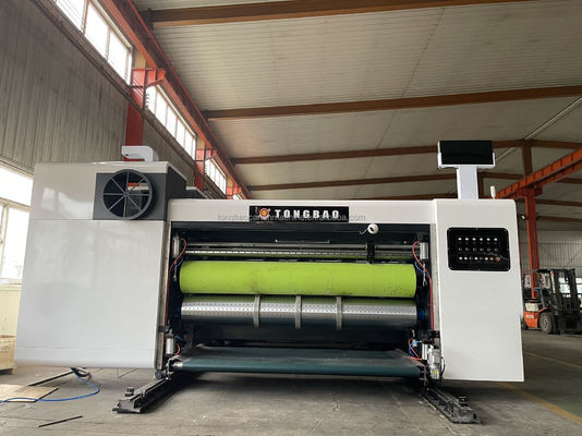 Cartone ondulato per macchinari cartellone Gluer in linea con 2/3/4 colori stampa flessibile ad alta velocità