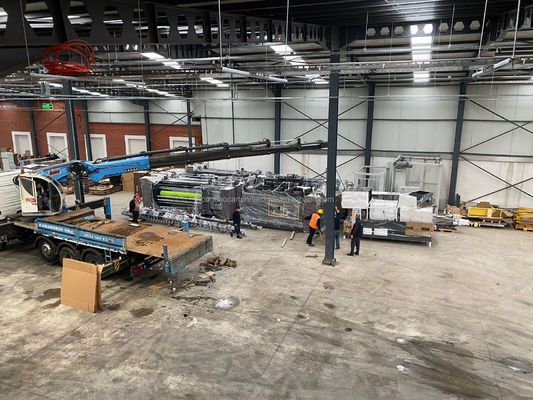 Macchine per la stampa automatica a scatola di cartone, per il taglio a fuso, per il ripiegamento, per la collazione