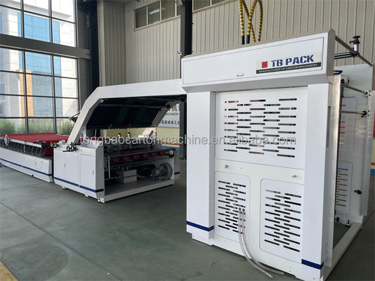 Laminatore automatico a flauto ad alta velocità per scatole di cartone colorate 13 kw Tipo di imballaggio a pellicola