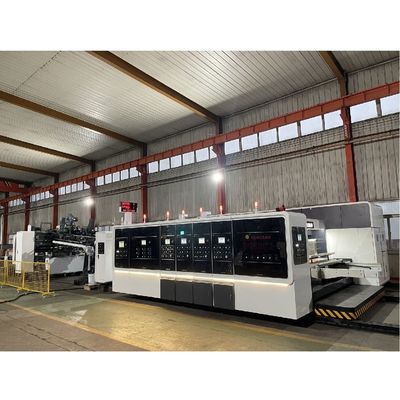 1200 mm Stampa flessibile automatica Stampatura a fessura, taglio a stampo, piegatura, collazione, strisce in linea