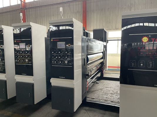 1200 mm Stampa flessibile automatica Stampatura a fessura, taglio a stampo, piegatura, collazione, strisce in linea