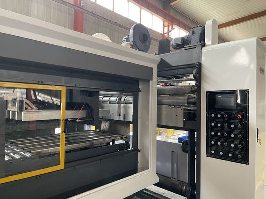 1200 mm Stampa flessibile automatica Stampatura a fessura, taglio a stampo, piegatura, collazione, strisce in linea