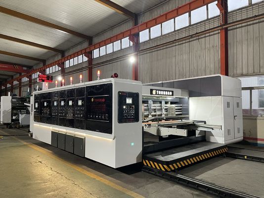 1200 mm Stampa flessibile automatica Stampatura a fessura, taglio a stampo, piegatura, collazione, strisce in linea