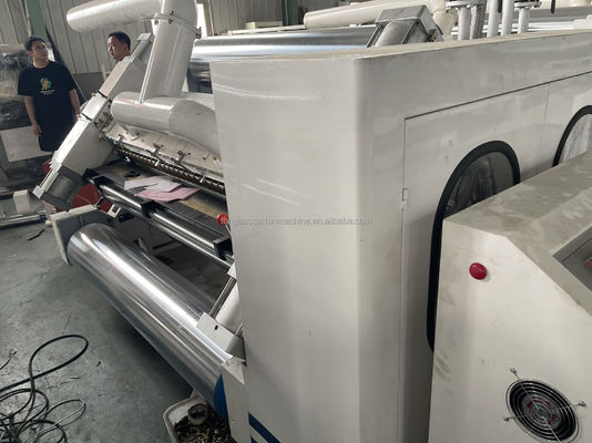 Macchina per la fabbricazione di scatole ondulate di carta senza dita a facciata singola per la macchina di imballaggio