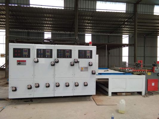 2800 mm Semi-automatica cartone ondulato scatola Flexo macchina da stampa slotter e Die Cutter