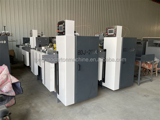 Stitcher a doppio giunto semiautomatico robusto per la produzione di scatole di cartone ondulato