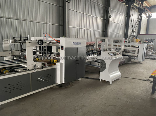 Macchina di incollaggio per cartoni a catena azionata elettricamente e completamente automatica per scatole a serratura