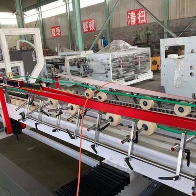 220V cartone ondulato macchina di incollaggio pieghevole automatico per la produzione di scatole per chiodi