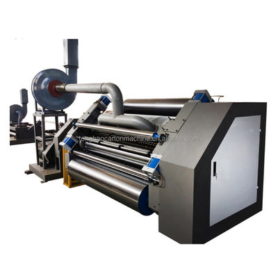 Linea automatica di imballaggio a cartone ondulato a facciata singola per un processo di imballaggio liscio