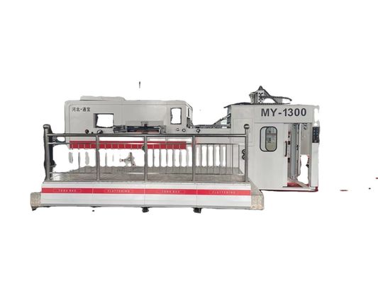 MY-1500 Legno piatto Macchina automatica di taglio a stampo e piegatura tipo manuale-automatico