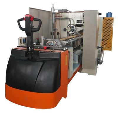 Cassetta a trazione elettrica semplice e veloce per la produzione di cartone ondulato