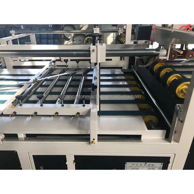 Colla semi-automatica per cartoni con colla ad acqua Sistema opzionale di colla a fusione calda