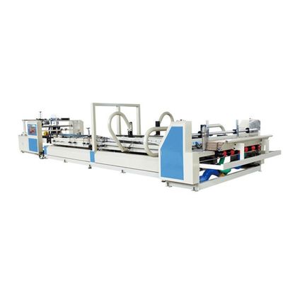 380V Power Automatic Folder and Gluer Carton Machine per una produzione fluida