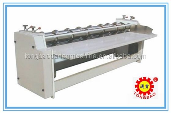Slitter e scorer di cartone ondulato con materiale di imballaggio di plastica per laminare la carta