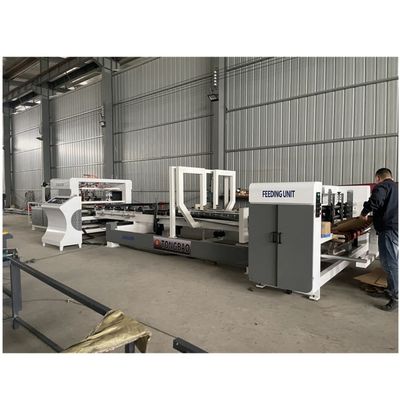 Macchina di incollaggio automatica per cartoni pieghevoli da 380 V per la fabbricazione di scatole di carta