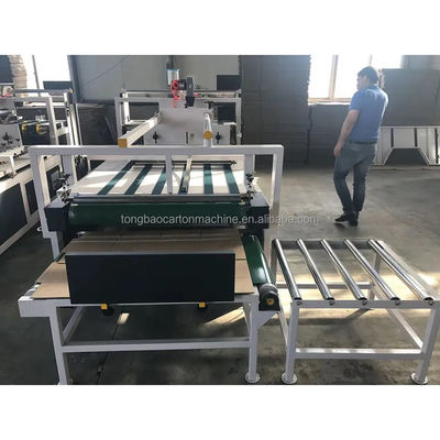 Macchina avanzata semiautomatica per la collazione di cartoni ondulati di 900 mm x 260 mm
