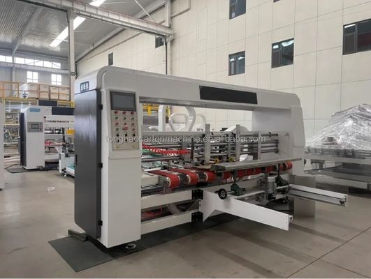 Macchine per imballaggio automatico a scatola ondulata, cucitura, piegatura, colla, cartone, cartone, cartone