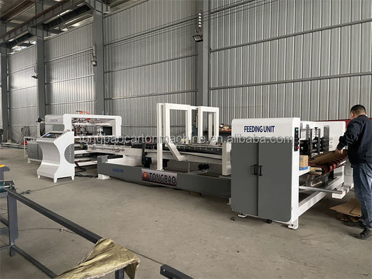 Macchine per piegatura e incollaggio completamente automatiche per cartoni modelli