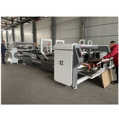 Top- Automatic corrugated box Gluing Machine Folder e Gluer Machine per cartone