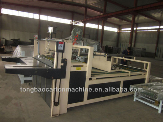 Semi-Auto Folder Gluer Machine per prodotti larghi 900 mm 40 M/Min velocità diretta