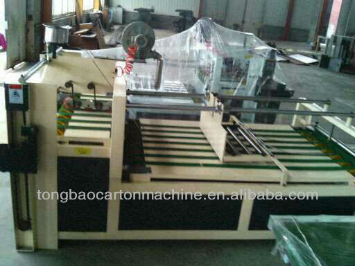 Semi-Auto Folder Gluer Machine per prodotti larghi 900 mm 40 M/Min velocità diretta